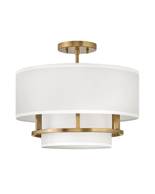 Buy lacquered-brass Graham Flush Mount Ceiling Light by Hinkley