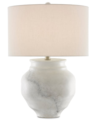 Kalossi White Table Lamp Table Lamp by Currey and Company