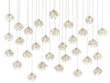 Crystal Bud Collection Pendant by Currey and Company