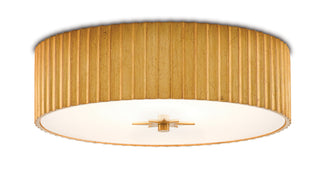 Caravel Collection Outdoor (Damp) Flush Mount Ceiling Light by Currey and Company