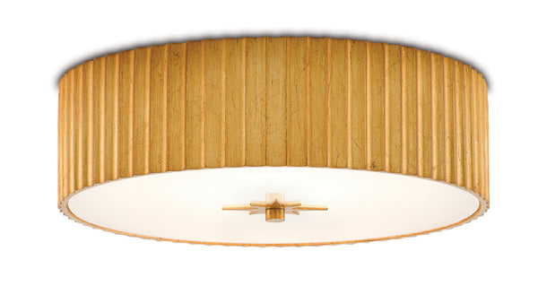 Caravel Collection Outdoor (Damp) Flush Mount Ceiling Light by Currey and Company