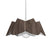 American Walnut and Woven/Natural Shade