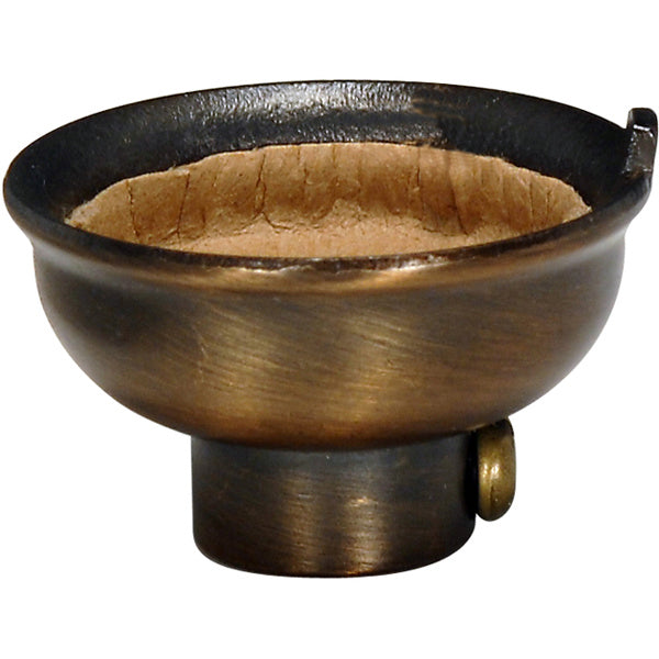 Satco Fixture Accents/Parts Brass Caps With Set Screw Accents