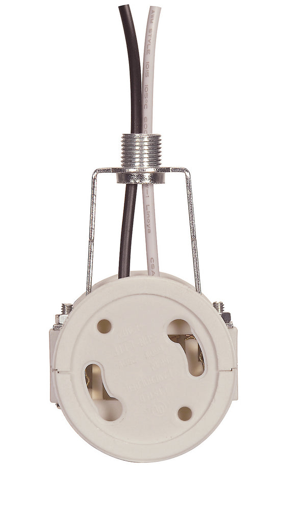 Satco Fixture Accents/Parts  Two Light G24 Socket W/Hickey Accents