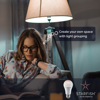 9.5 Watt (75 Watt Equivalent) E26 A19 120V LED 2700k Light Bulb by Satco