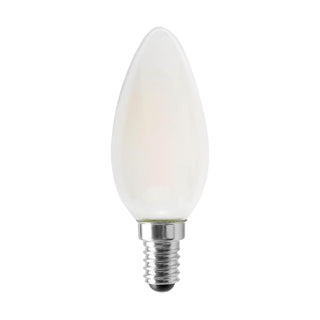Buy frost-with-frost-glass Torpedo 4 Watt E14 B11 120V Outdoor (Wet)LED 3000k Light Bulb by Satco