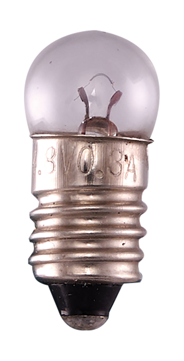 Globe 1 Watt E10 G3.5 4.80V Incandescent Light Bulb by Satco