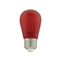 S14 1 Watt E26 S14 120.00V LED Light Bulb by Satco