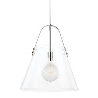 Buy polished-nickel Karin Outdoor (Damp) Pendant by Mitzi