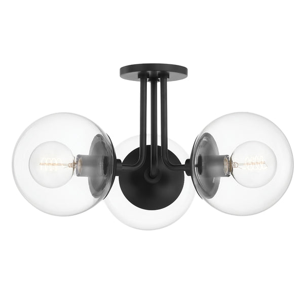 Meadow Outdoor (Damp) Semi-Flush Mount Ceiling Light by Mitzi