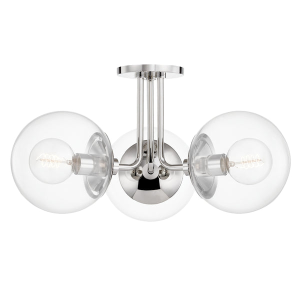 Meadow Outdoor (Damp) Semi-Flush Mount Ceiling Light by Mitzi