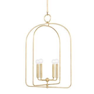 Buy gold-leaf Mallory Outdoor (Damp) Pendant by Mitzi