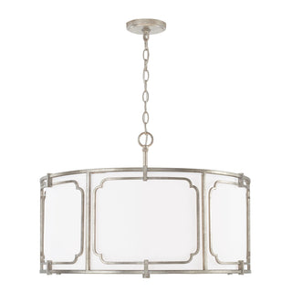 Capital Lighting - 343442AS - Four Light Pendant - Merrick - Antique Silver from Lighting & Bulbs Unlimited in Charlotte, NC