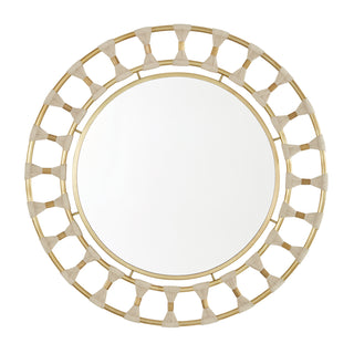 Buy bleached-natural-rope-and-patinaed-brass Mirror Mirror by Capital Lighting