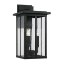 Capital Lighting - 943832BK - Three Light Outdoor Wall Lantern - Barrett - Black from Lighting & Bulbs Unlimited in Charlotte, NC