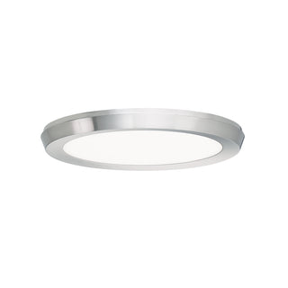 Buy brushed-nickel-and-white-shade Argo Flush Mount Ceiling Light by Modern Forms