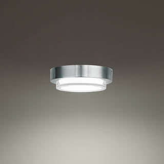 Buy stainless-steel-and-clear-shade Kind Flush Mount Ceiling Light by Modern Forms