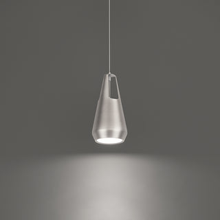 Buy brushed-nickel-and-metal-shade Ingot Mini Pendant by Modern Forms