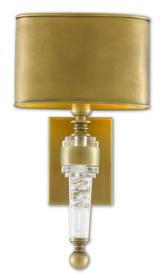 Lindau Brass Wall Sconce Outdoor (Damp) Sconce by Currey and Company