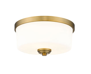 Buy heritage-brass Arlington Outdoor (Damp) Flush Mount Ceiling Light by Z-Lite