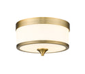 Cosmopolitan Outdoor (Damp) Flush Mount Ceiling Light by Z-Lite