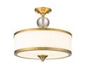 Cosmopolitan Outdoor (Damp) Semi-Flush Mount Ceiling Light by Z-Lite