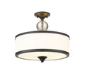 Cosmopolitan Outdoor (Damp) Semi-Flush Mount Ceiling Light by Z-Lite