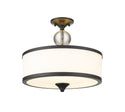 Cosmopolitan Outdoor (Damp) Flush Mount Ceiling Light by Z-Lite