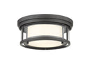 Willow Outdoor (Damp) Flush Mount Ceiling Light by Z-Lite