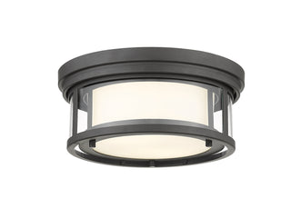 Willow Outdoor (Damp) Flush Mount Ceiling Light by Z-Lite