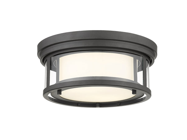 Willow Outdoor (Damp) Flush Mount Ceiling Light by Z-Lite