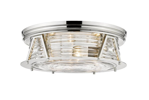 Cape Harbor Outdoor (Damp) Flush Mount Ceiling Light by Z-Lite