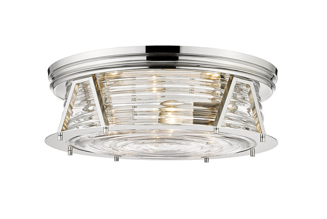 Cape Harbor Outdoor (Damp) Flush Mount Ceiling Light by Z-Lite