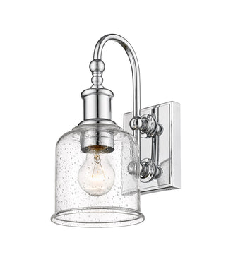 Buy chrome-with-clear-seedy-glass-and-clear-seedy-shade Bryant Outdoor (Damp) Sconce by Z-Lite
