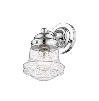 Buy chrome-with-clear-seedy-glass-and-clear-seedy-shade Vaughn Outdoor (Damp) Sconce by Z-Lite