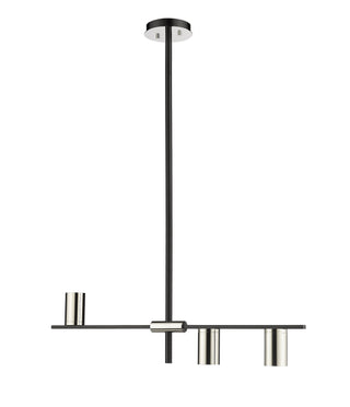 Buy matte-black-polished-nickel Calumet Outdoor (Damp) Chandelier by Z-Lite