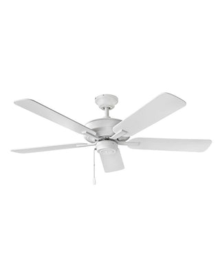 Buy chalk-white-finish-with-weathered-wood-and-reversible-chalk-white-blades 5-Blades Metro Ceiling Fan (Light Kit Available) by Hinkley