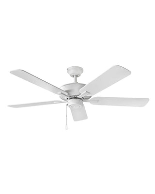Buy chalk-white-finish-with-chalk-white-blades Metro Wet Outdoor (Wet) Ceiling Fan (Light Kit Available) by Hinkley