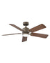 Metallic Matte Bronze Finish with Walnut and Reversible Metallic Matte Bronze Blades