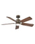 Metallic Matte Bronze Finish with Walnut and Reversible Metallic Matte Bronze Blades