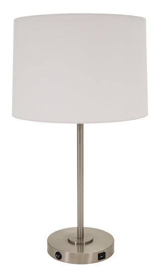 Buy satin-nickel Brandon Table Lamp by House of Troy