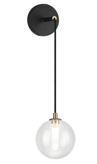 Buy clear-with-clear-glass-glass-and-clear-shade Magma Sconce by Matteo Lighting