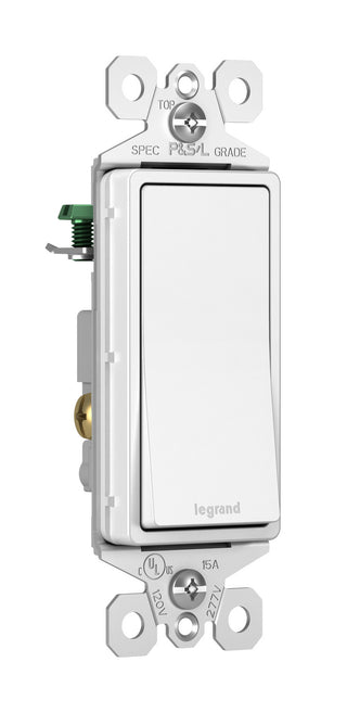 Buy white radiant Single-Pole Switch by Legrand