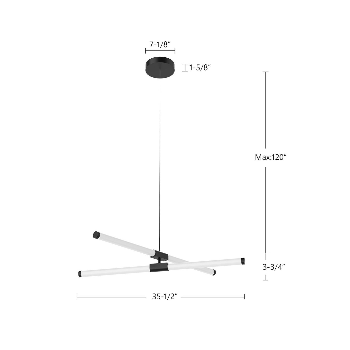 Kuzco Lighting-CH18537-BK|ALT|1