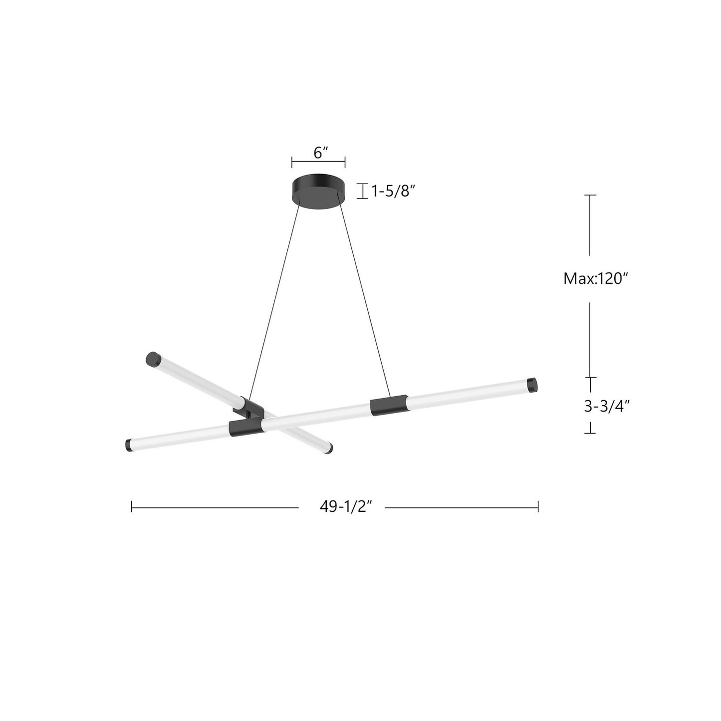 Kuzco Lighting-CH18548-BK|ALT|1