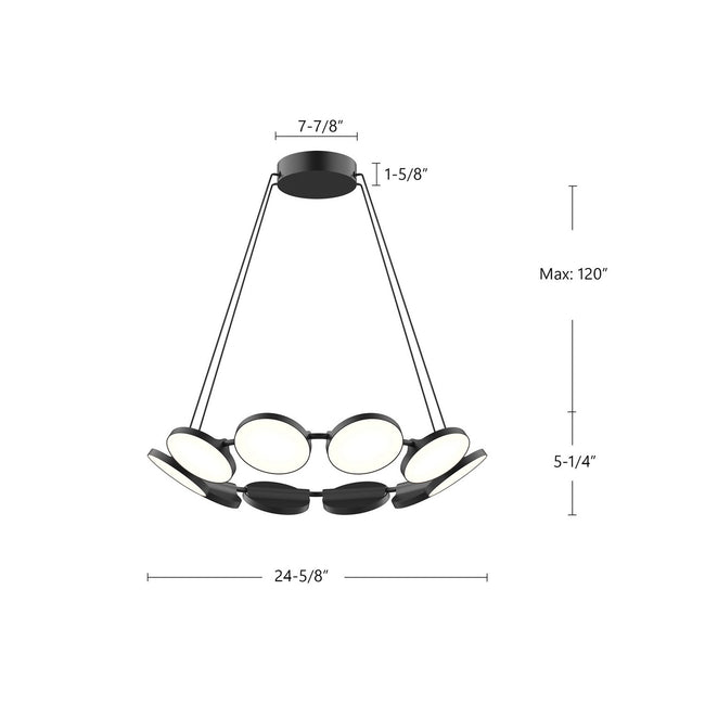 Kuzco Lighting-CH72225-BK|ALT|1