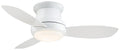 Concept II Hugger Ceiling Fan with Light by Minka Aire