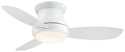 3-Blades Concept Ii Hugger Ceiling Fan with Light by Minka Aire