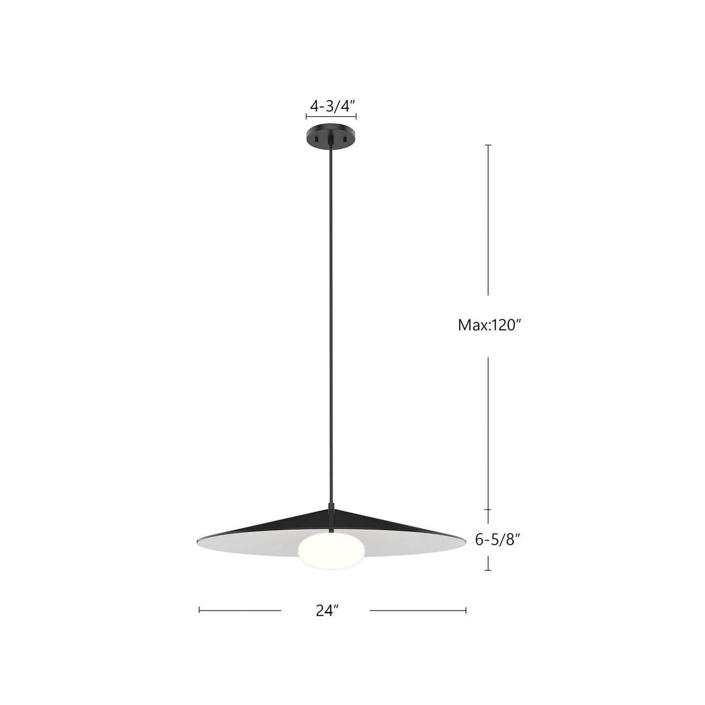 Kuzco Lighting-PD22824-BK/WH|ALT|1