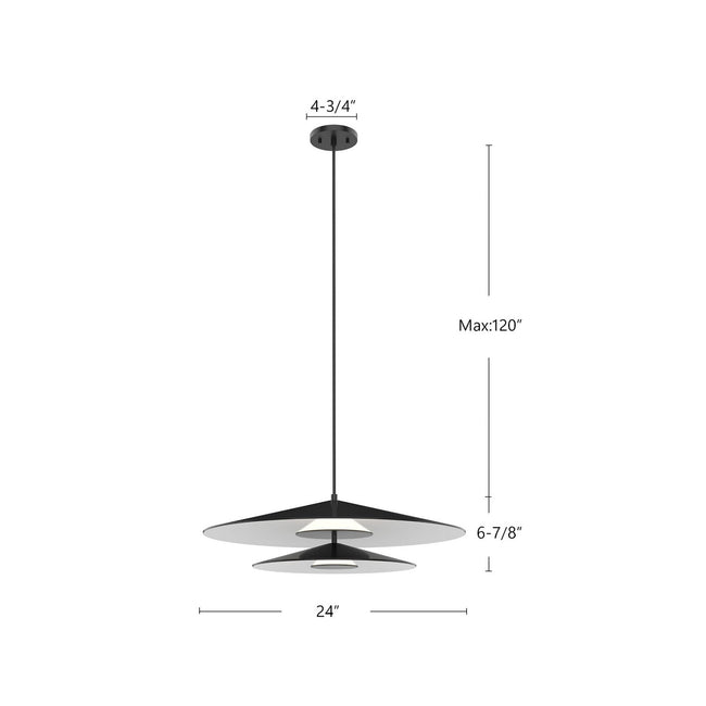 Kuzco Lighting-PD22907-BK/WH|ALT|1